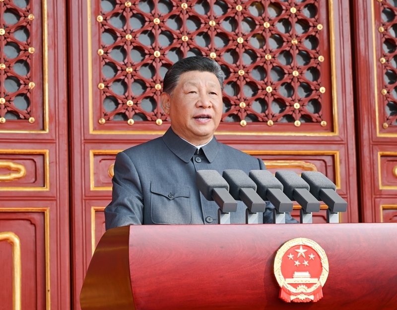 紀念中國人民抗日戰(zhàn)爭暨 世界反法西斯戰(zhàn)爭勝利80周年大會在京隆重舉行 天安門廣場舉行盛大閱兵儀式 習(xí)近平發(fā)表重要講話并檢閱受閱部隊